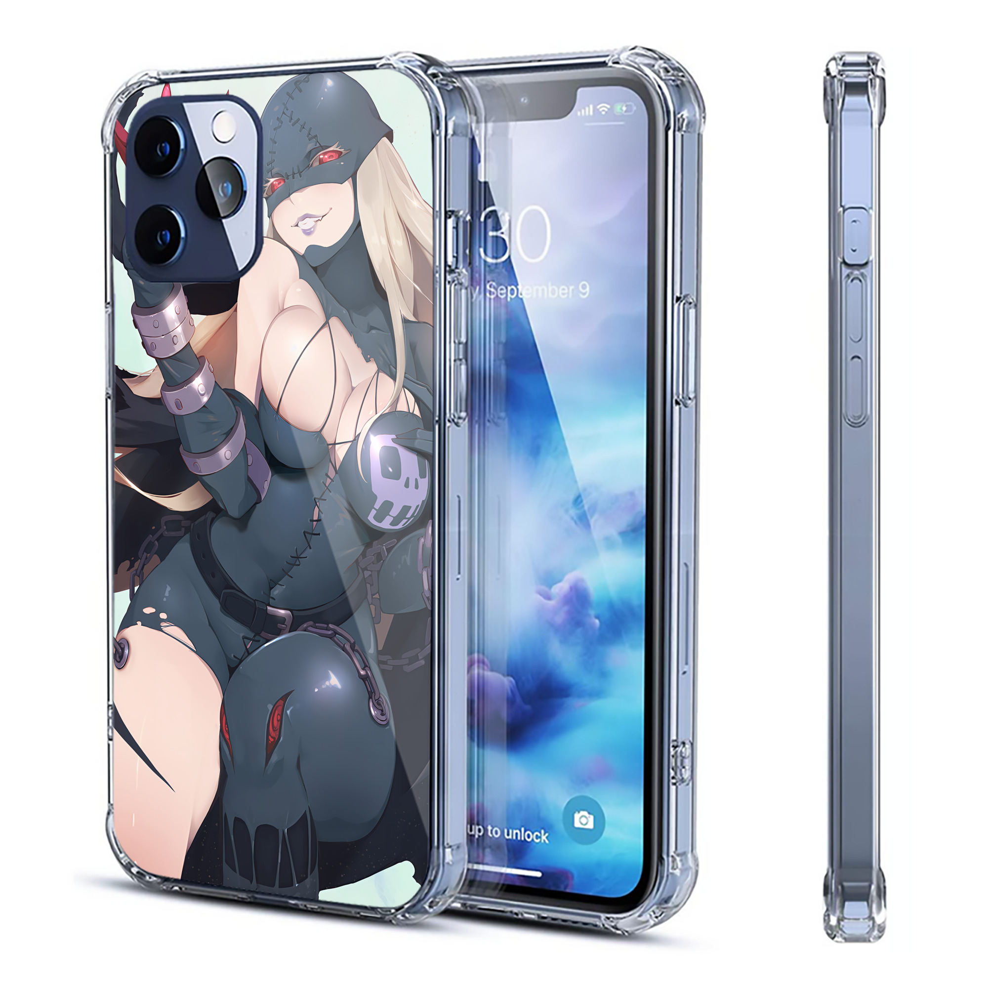 （画像用） Digimon デジタルモンスター/デジモン 【iPhone 12シリーズ対応】透明スマホケース（クリアソフトケース）